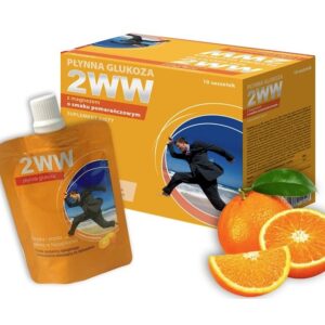 Glukoza 2WW 24ml 1szt o smaku truskawkowym